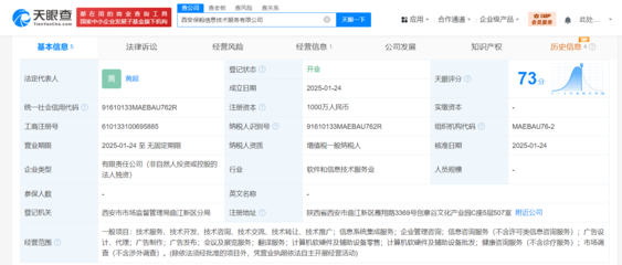 螞蟻集團西安成立信息技術(shù)服務(wù)公司，注冊資本1000萬布局軟硬件批發(fā)